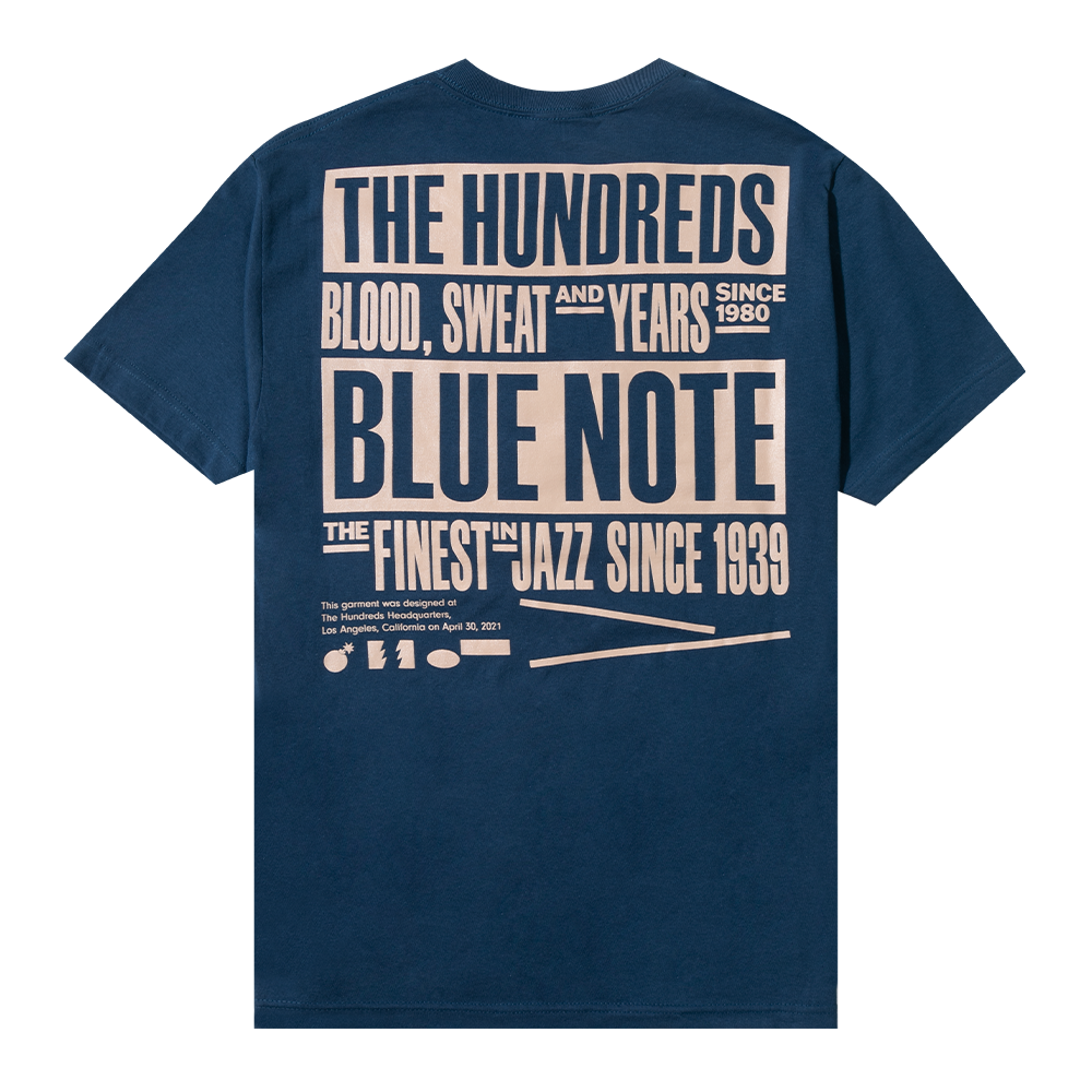 Blue Note Finest T-shirt coton noir logo brodé
