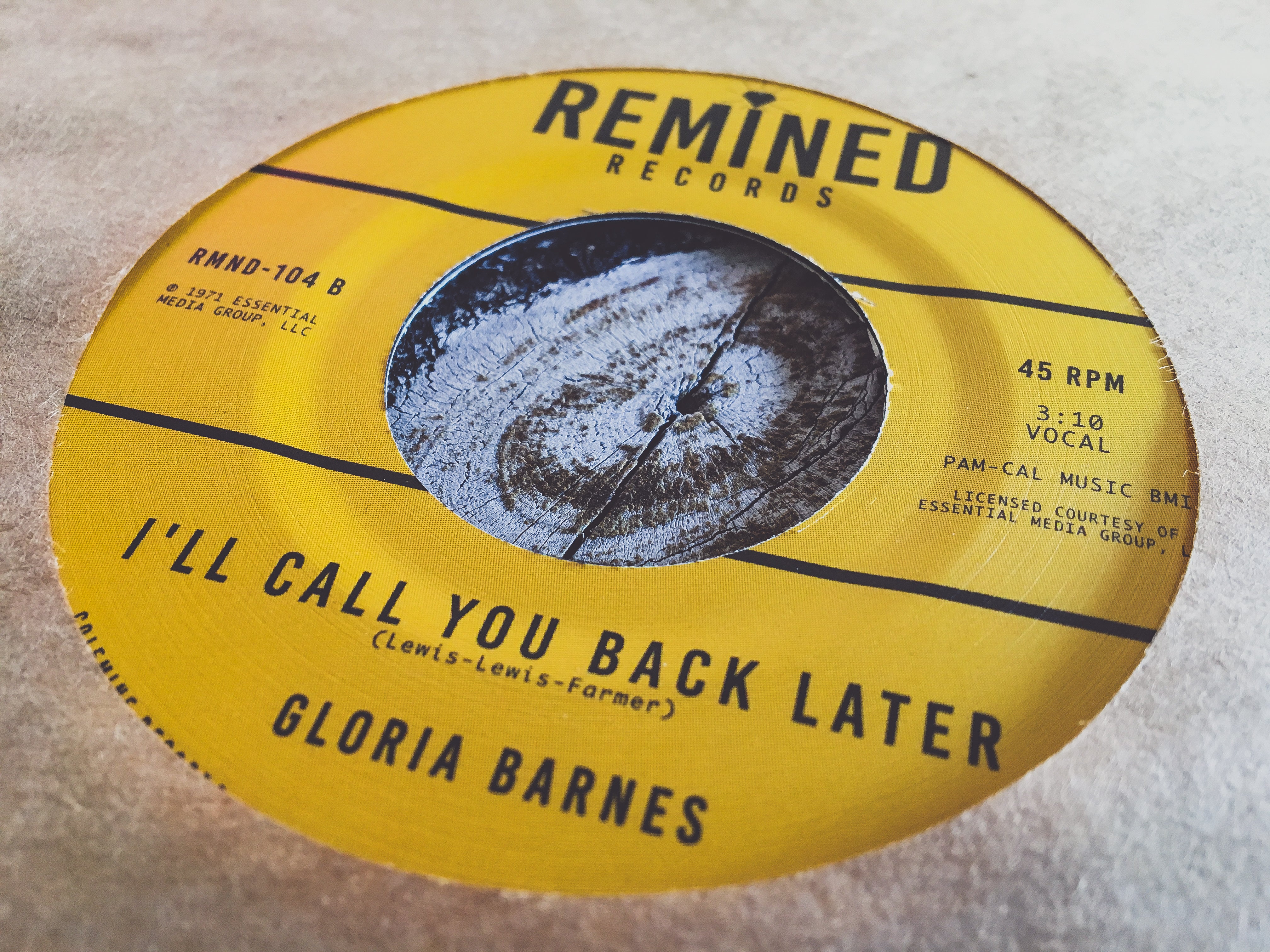 Remined Gloria Barnes Old Before My Time 45 tours soul