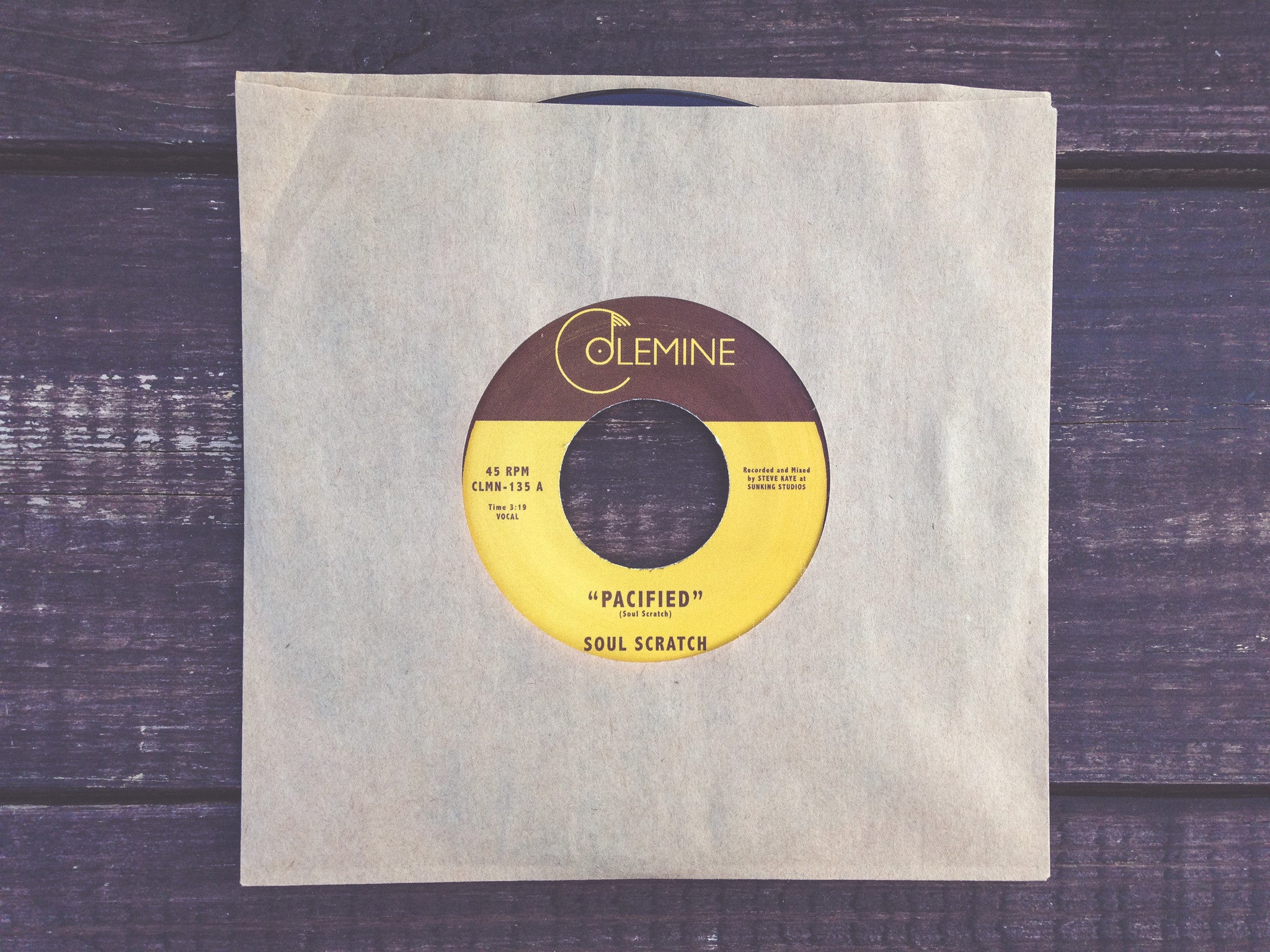Soul Scratch Pacified 45 tours northern soul
