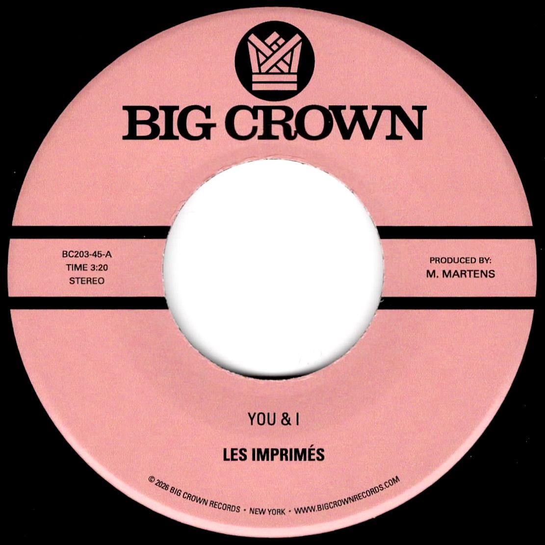 Les Imprimés You & I / Miss The Days 45T vinyle 7" soul