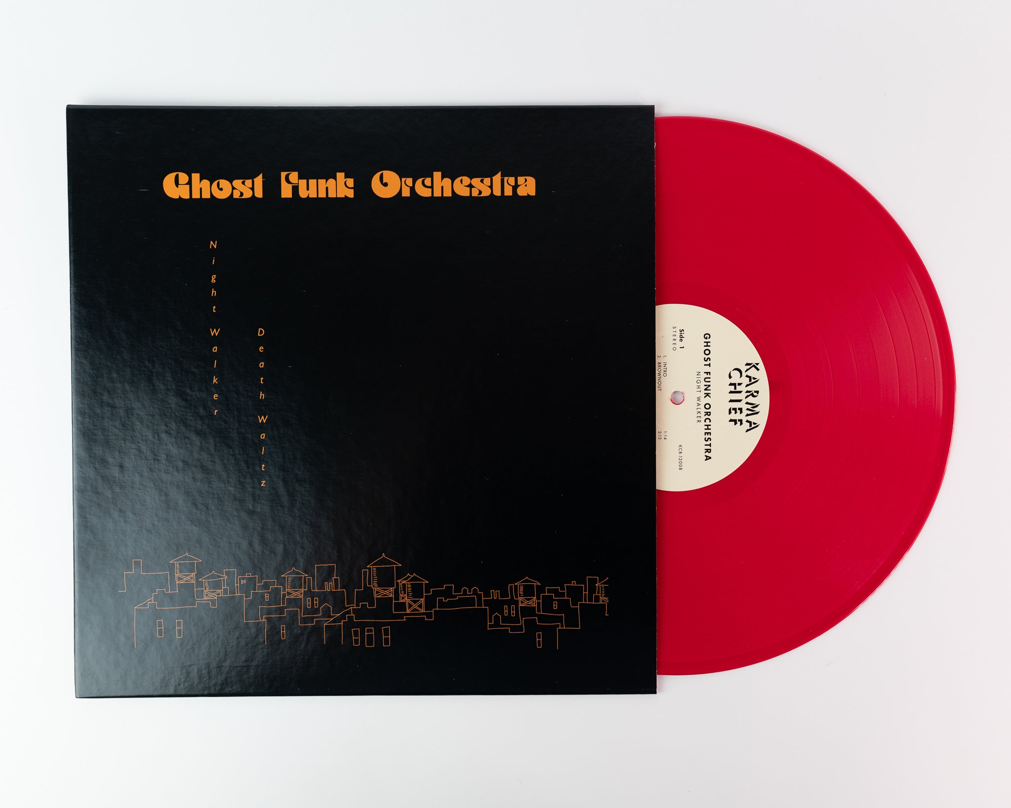 Ghost Funk Orchestra Night Walker vinyle LP violet jazz psych