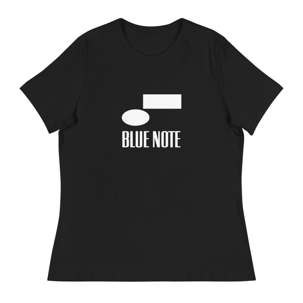 Blue Note Vintage Logo T-Shirt femme gris t-shirt coton