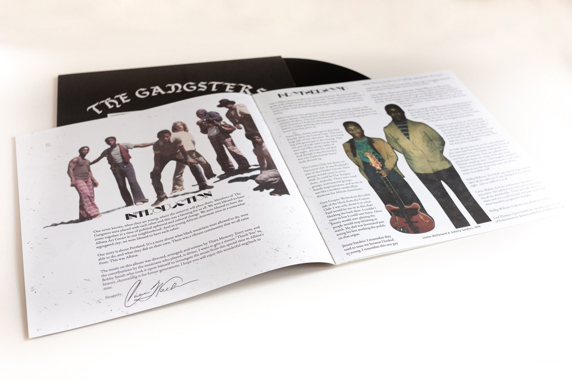 Albina The Gangsters vinyle LP jazz-funk instrumental