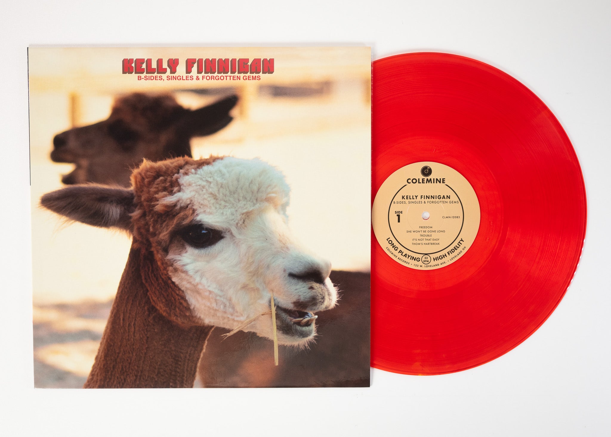 Kelly Finnigan B-Sides Singles LP vinyle rouge soul