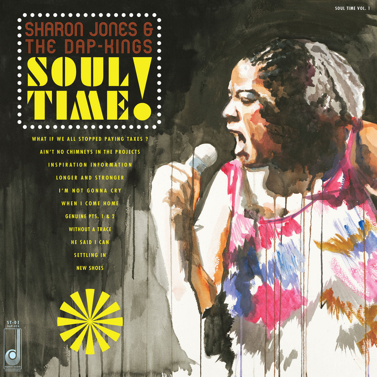 Sharon Jones Soul Time LP vinyle noir