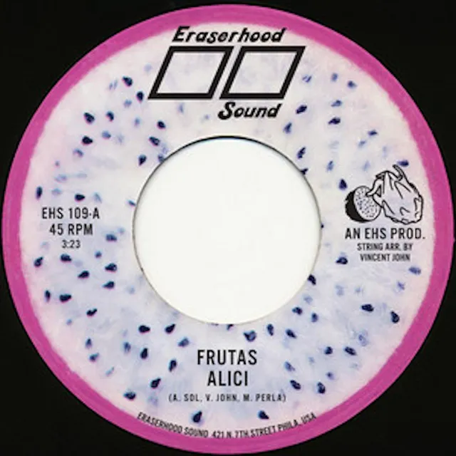 Alici Frutas 45 tours vinyle rose 7 pouces