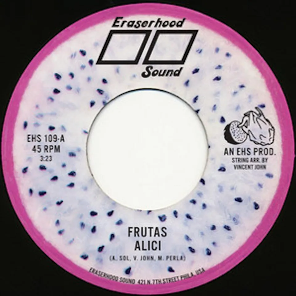 Alici Frutas 45 tours vinyle rose 7 pouces