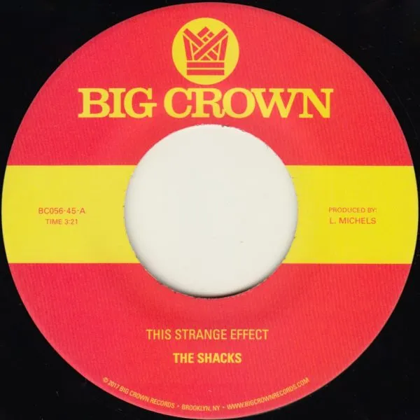 The Shacks This Strange Effect 45 Tours 7" Rocksteady