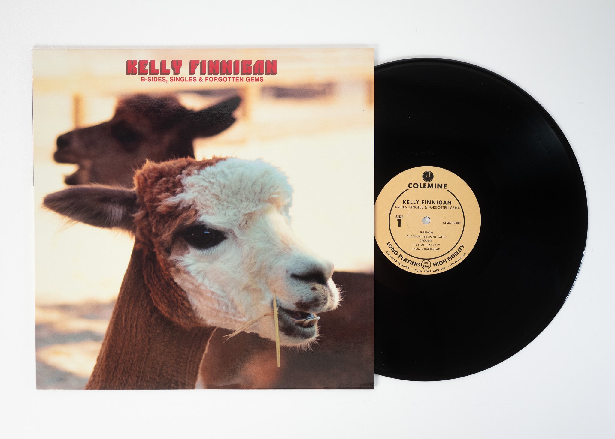 Kelly Finnigan B-Sides Singles LP vinyle rouge soul