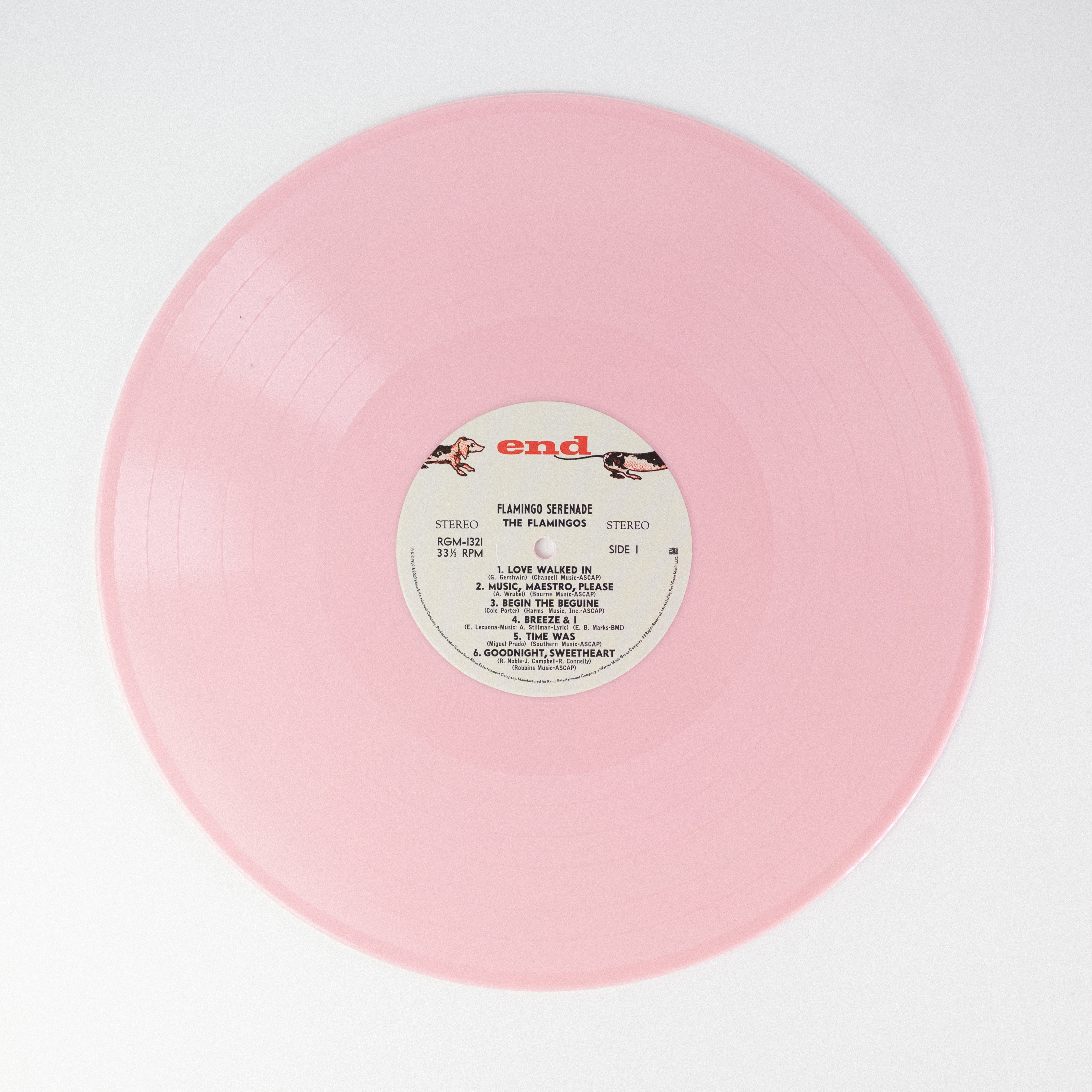 The Flamingos Flamingo Serenade LP vinyle rose exclusif