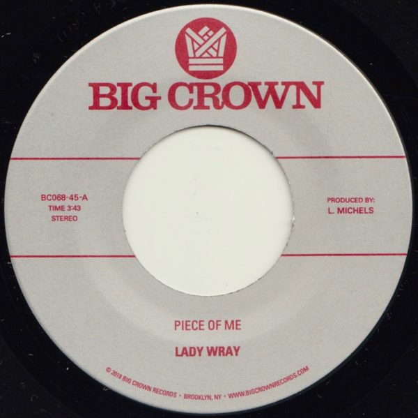 Lady Wray Piece Of Me 45t vinyle single soul femme