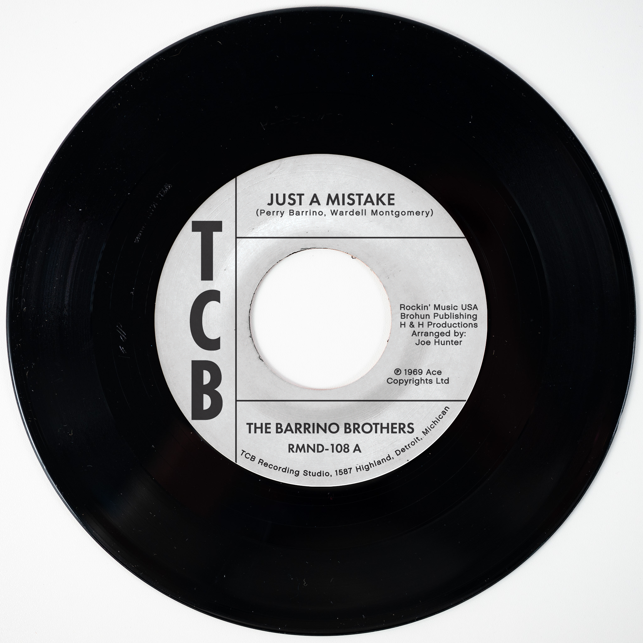 Remined Barrino Brothers Just A Mistake 45T vert soul