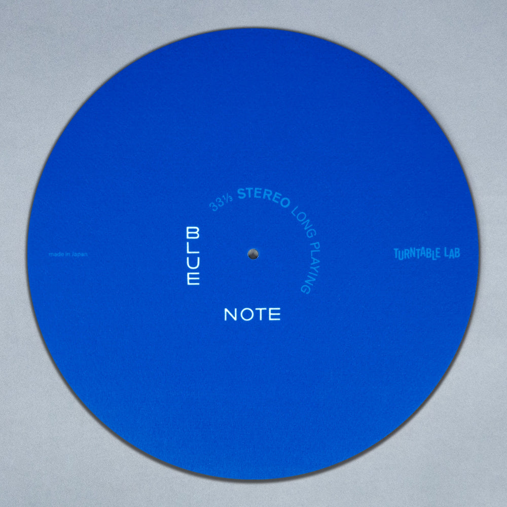 Blue Note x Turntable Lab couvre-plateau feutre noir
