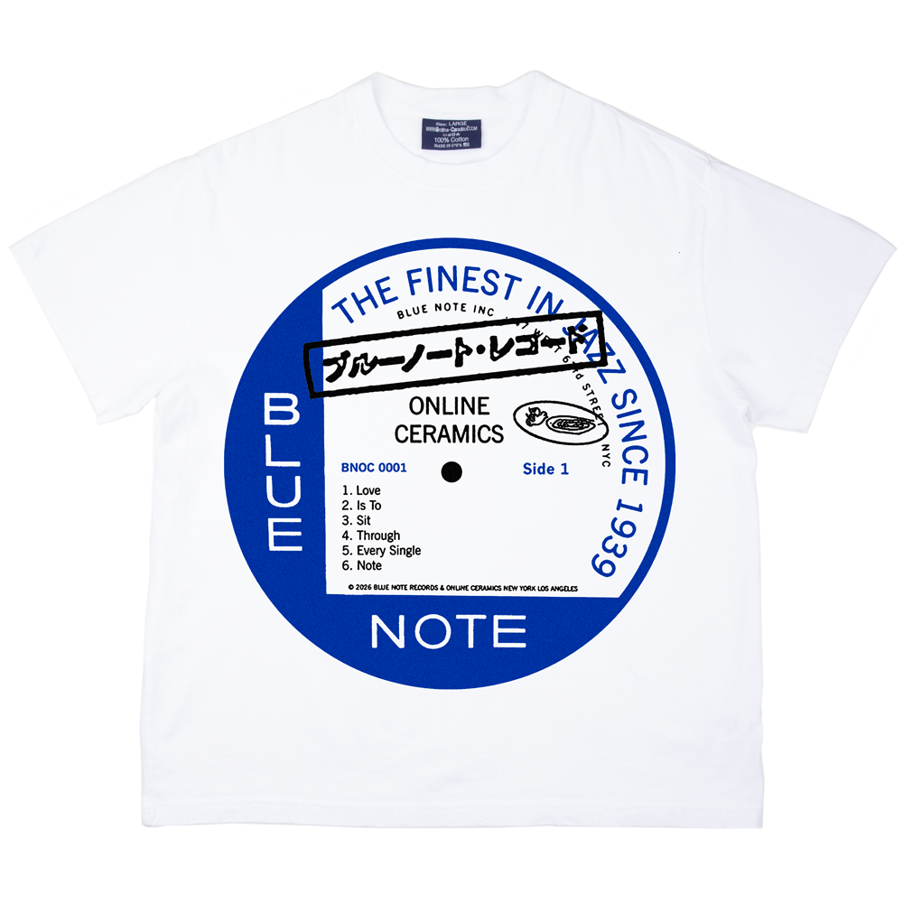 Blue Note Online Ceramics BREC-00192 T-Shirt Blanc Coton