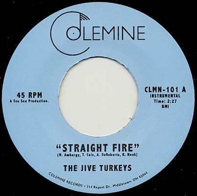 The Jive Turkeys Straight Fire 45 tours vinyle funk