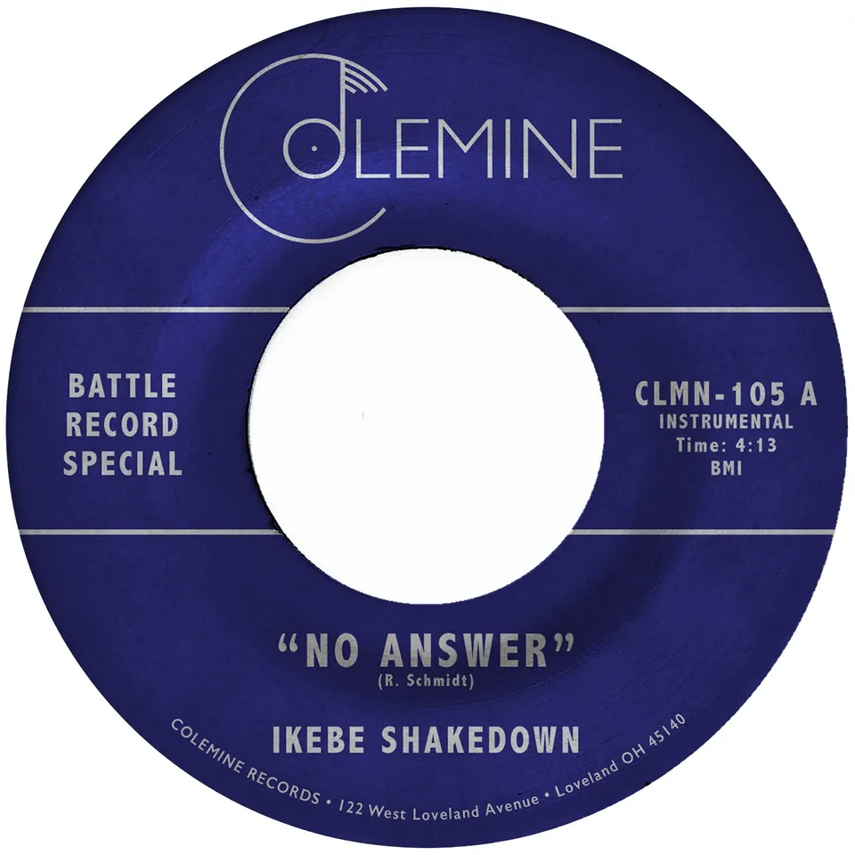 Ikebe Shakedown No Answer 45 tours vinyle 7 pouces clear funk