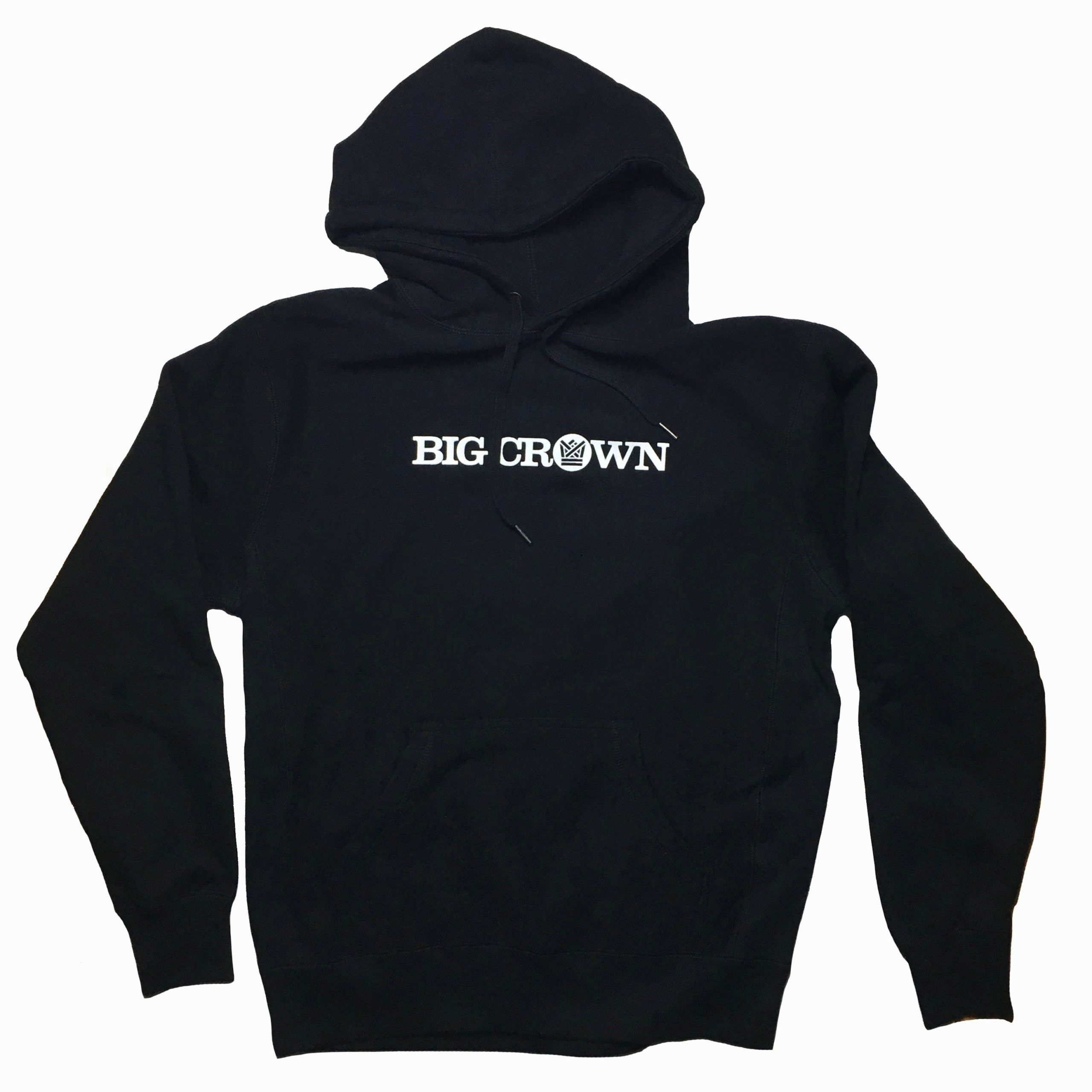 Big Crown Records Logo Pullover Hoodie sweat noir