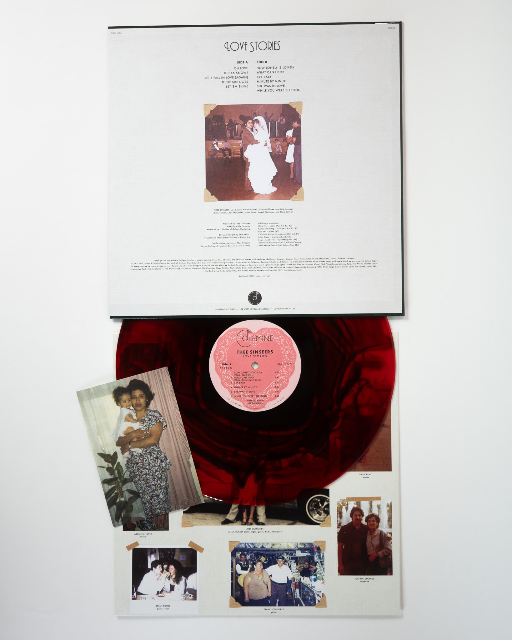 Thee Sinseers Love Stories vinyle LP sweet soul jaune