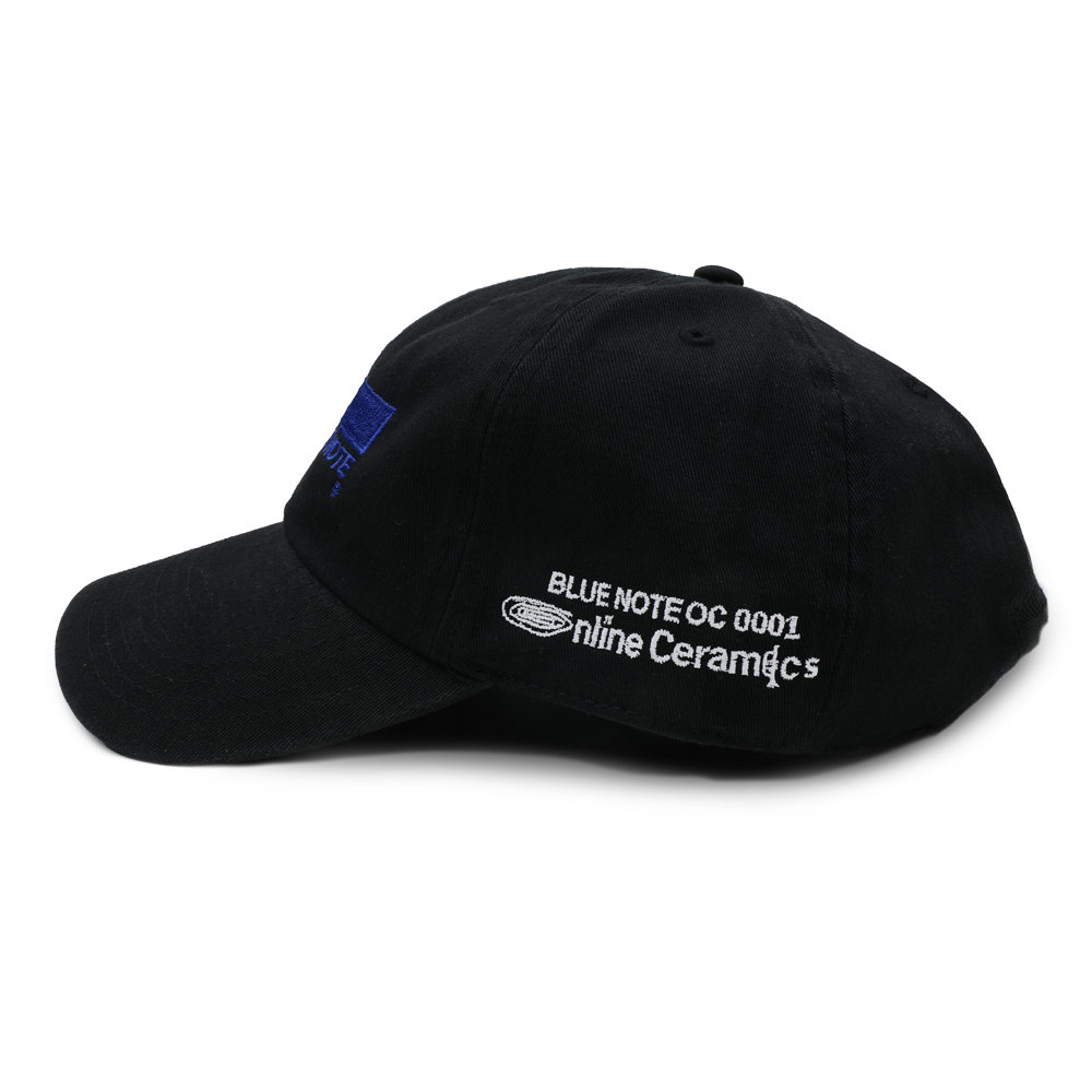 Blue Note Online Ceramics casquette noire coton brodée