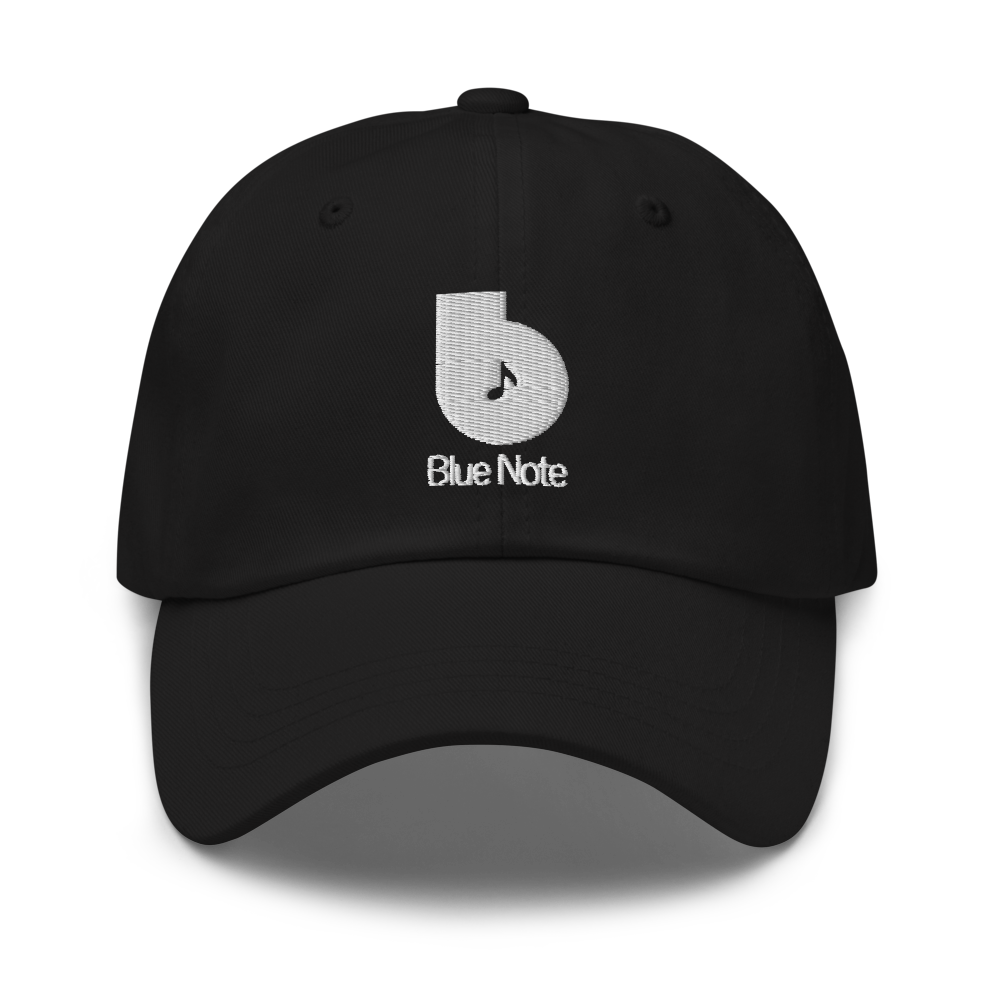 Blue Note B Logo casquette twill blanche brodée