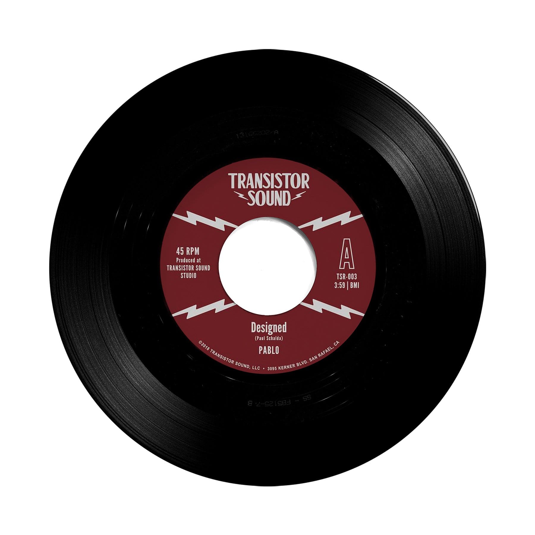 Pablo Designed 45 tours single Transistor Sound