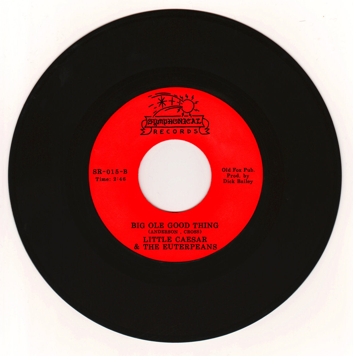 Little Caesar Euterpeans It Was Love vinyle 7" noir soul 1969