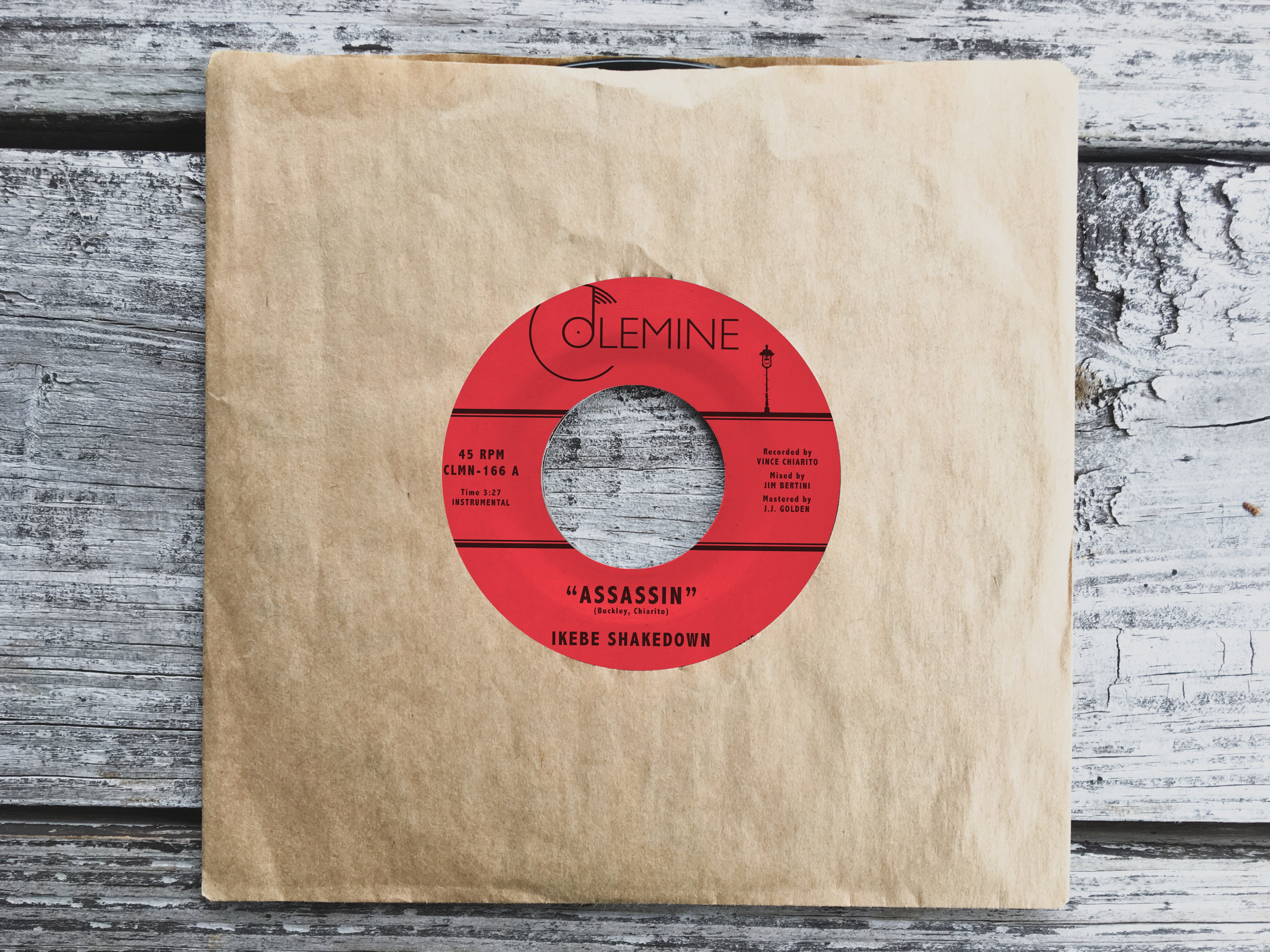 Ikebe Shakedown Assassin 45 tours vinyle noir soul