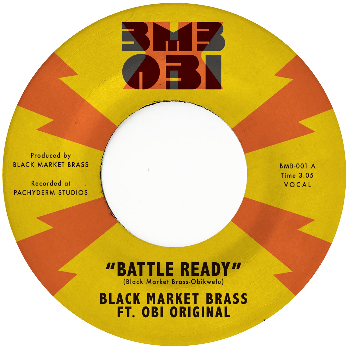 Black Market Brass Battle Ready 45 tours orange afrobeat