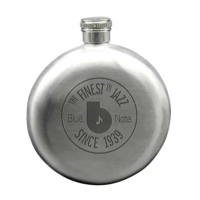 Blue Note Finest flasque inox 5oz logo gravé