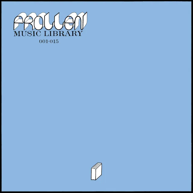 Frollen Music Library 001-015 LP vinyle bleu hip-hop