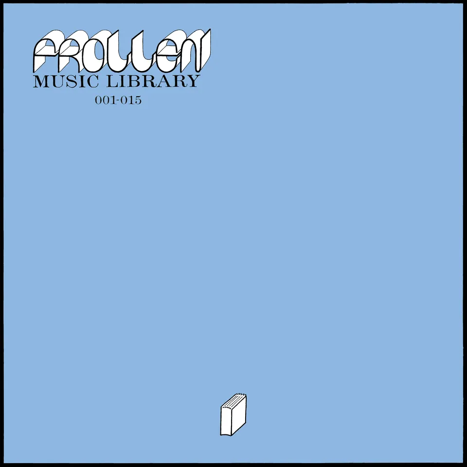 Frollen Music Library 001-015 LP vinyle bleu hip-hop