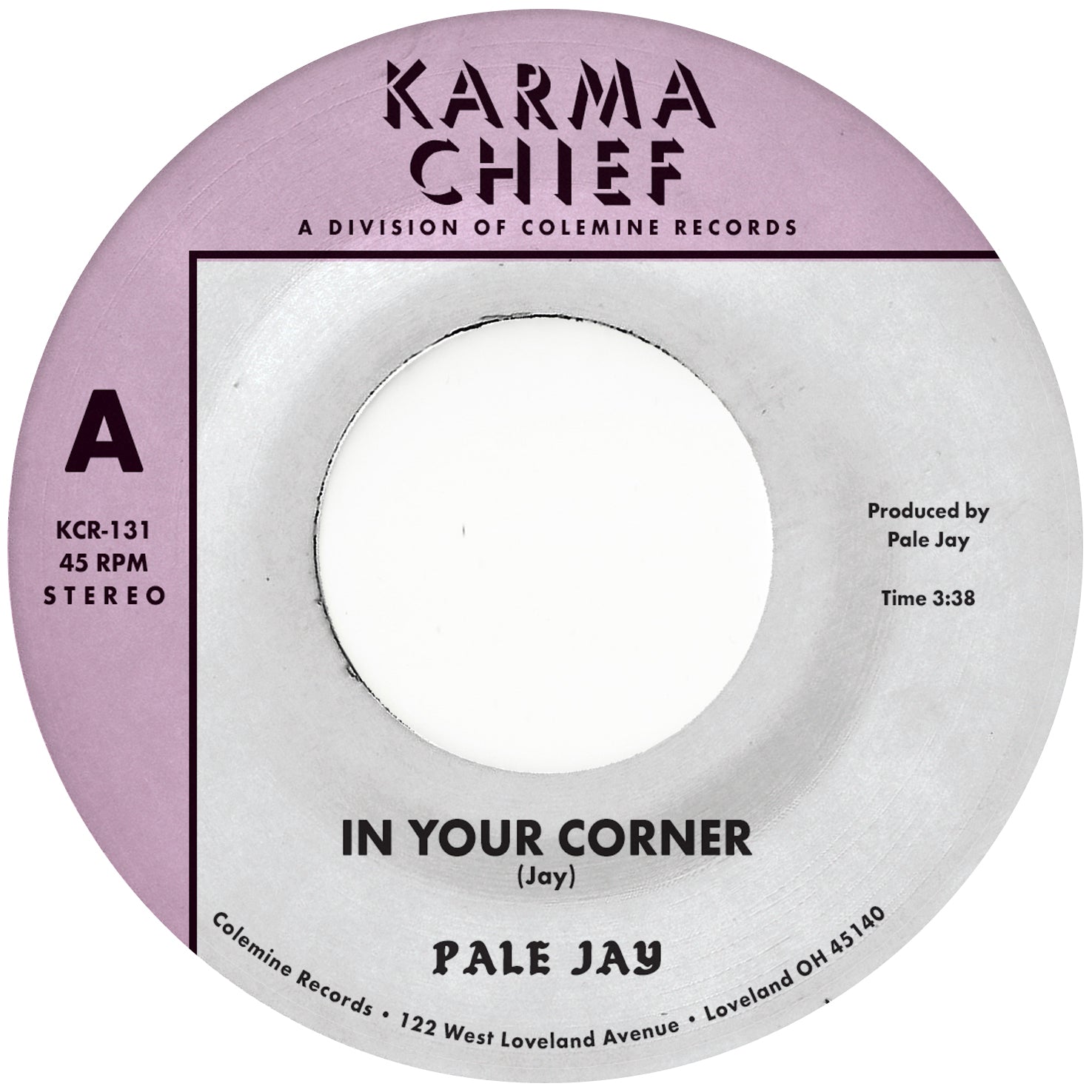Pale Jay In Your Corner vinyle 45 tours soul swirl