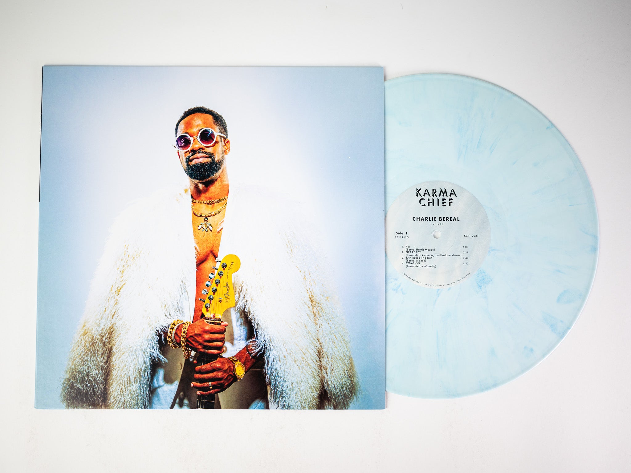 Charlie Bereal 11-11-11 vinyle LP bleu poudre soul