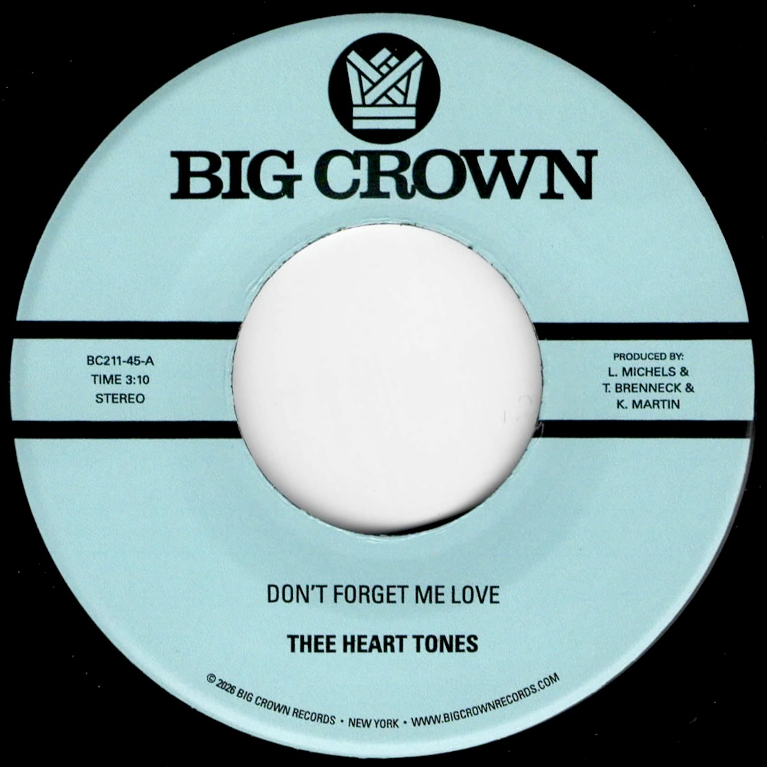 Thee Heart Tones Don't Forget Me Love 45 tours