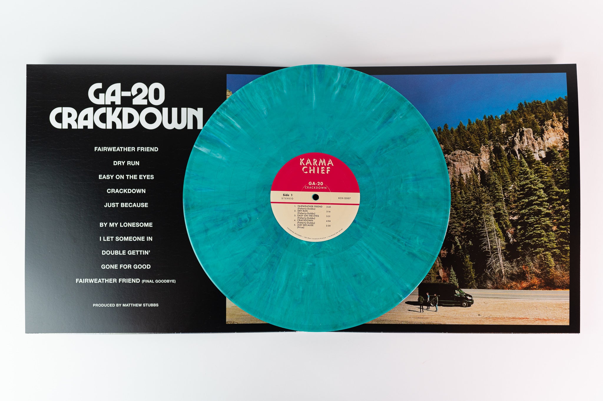 GA-20 Crackdown vinyle LP noir blues