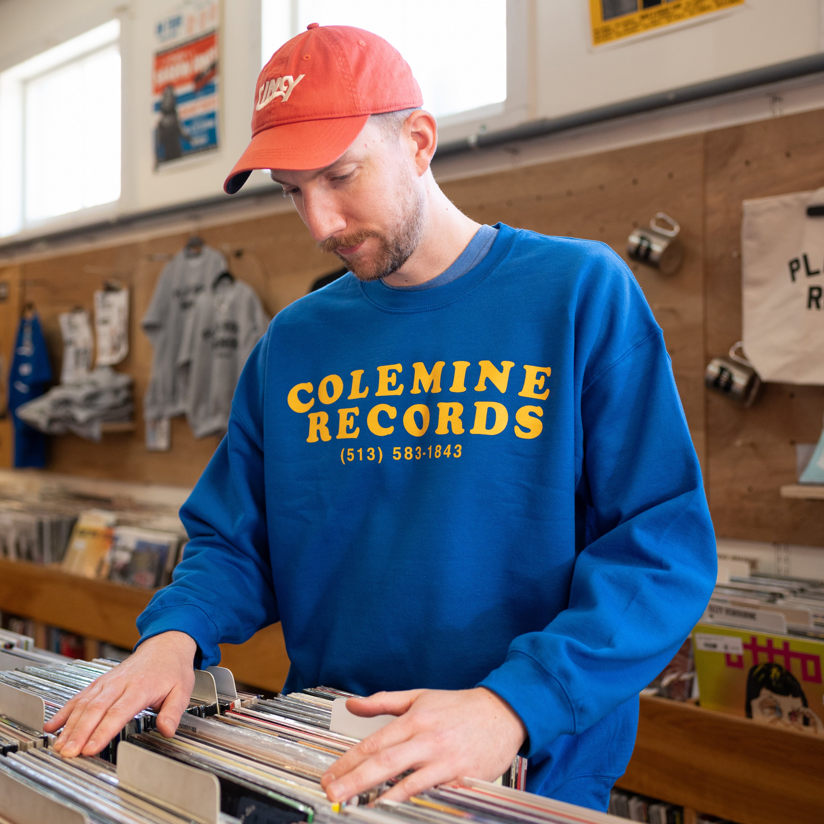 Colemine Phone Number Sweat bleu royal coton