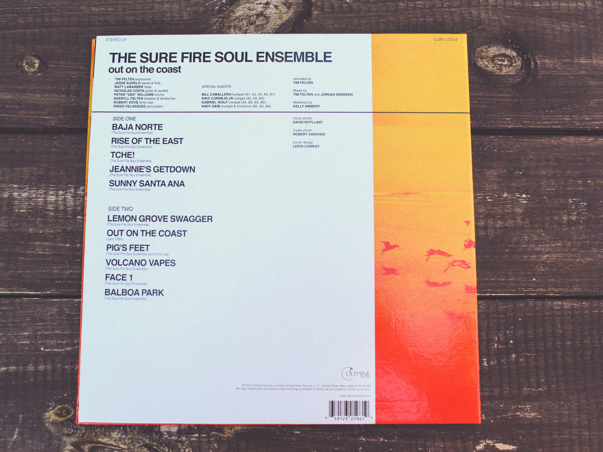 Sure Fire Soul Ensemble Out On The Coast vinyle LP soul ciné