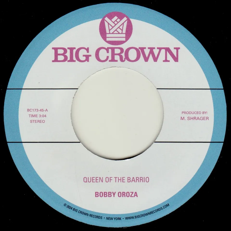 Bobby Oroza Queen Of The Barrio 45 Tours 7" Soul