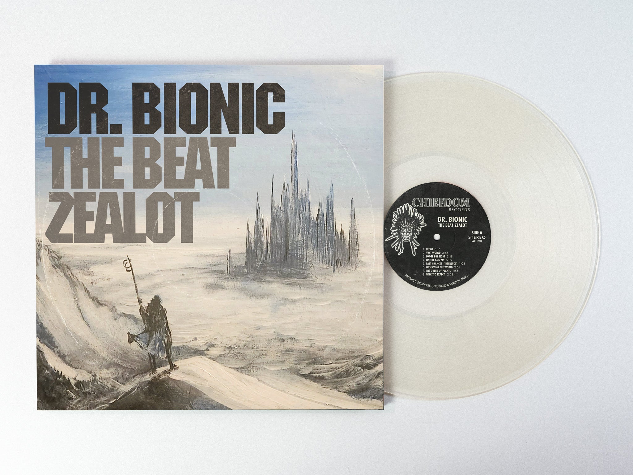Doctor Bionic The Beat Zealot vinyle blanc nuageux LP