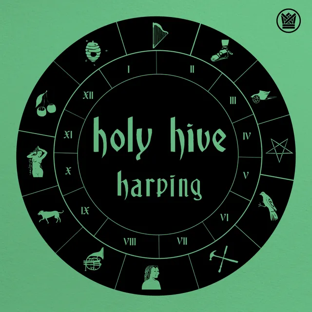 Holy Hive Harping EP vinyle couleur green milk Big Crown