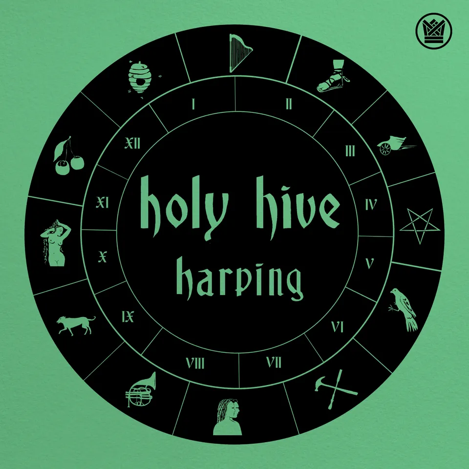 Holy Hive Harping EP vinyle couleur green milk Big Crown