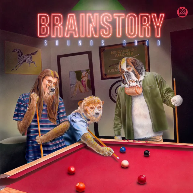 Brainstory Sounds Good vinyle LP rouge Red Felt