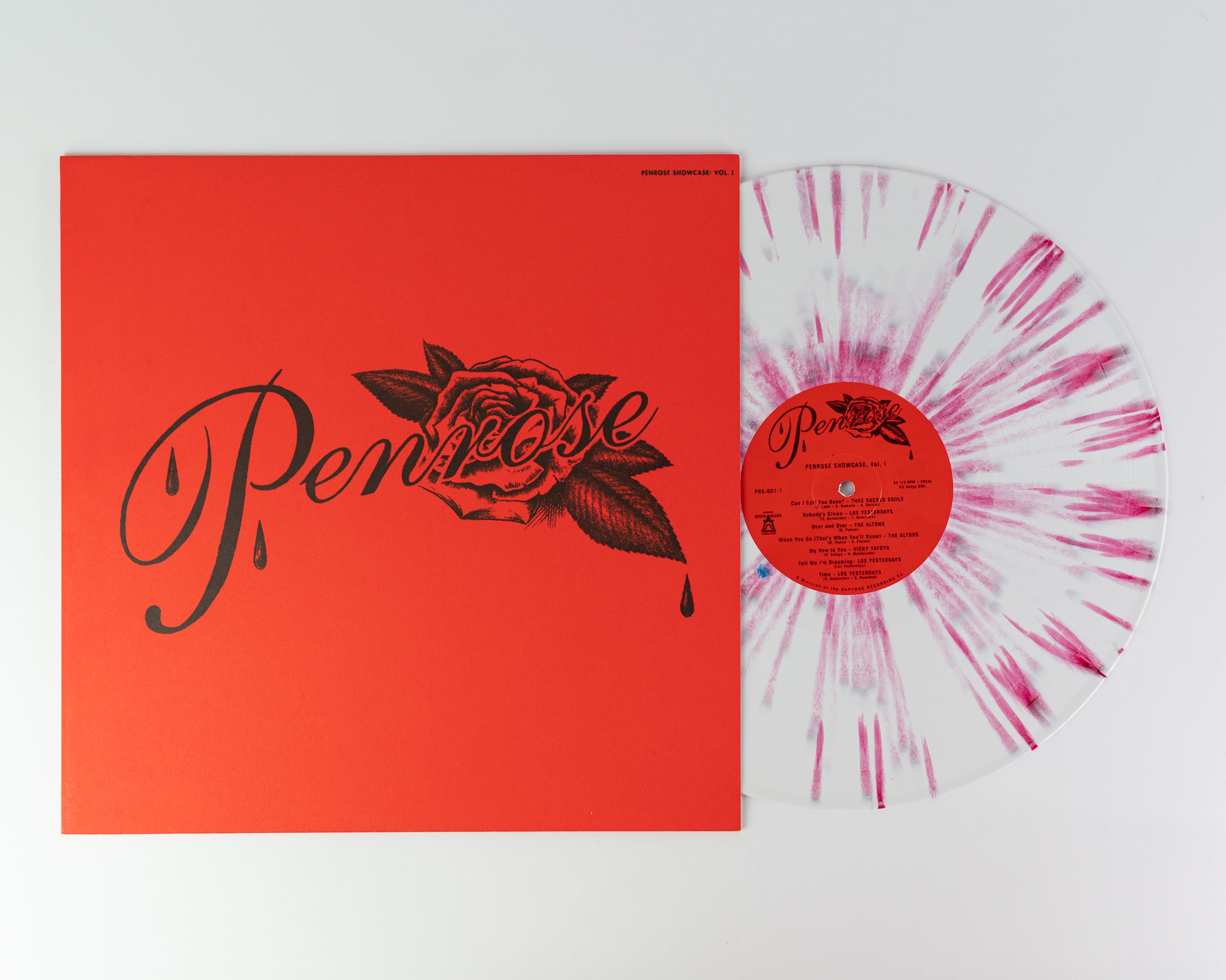 Penrose Showcase Vol.1 vinyle LP splatter compilation sweet soul