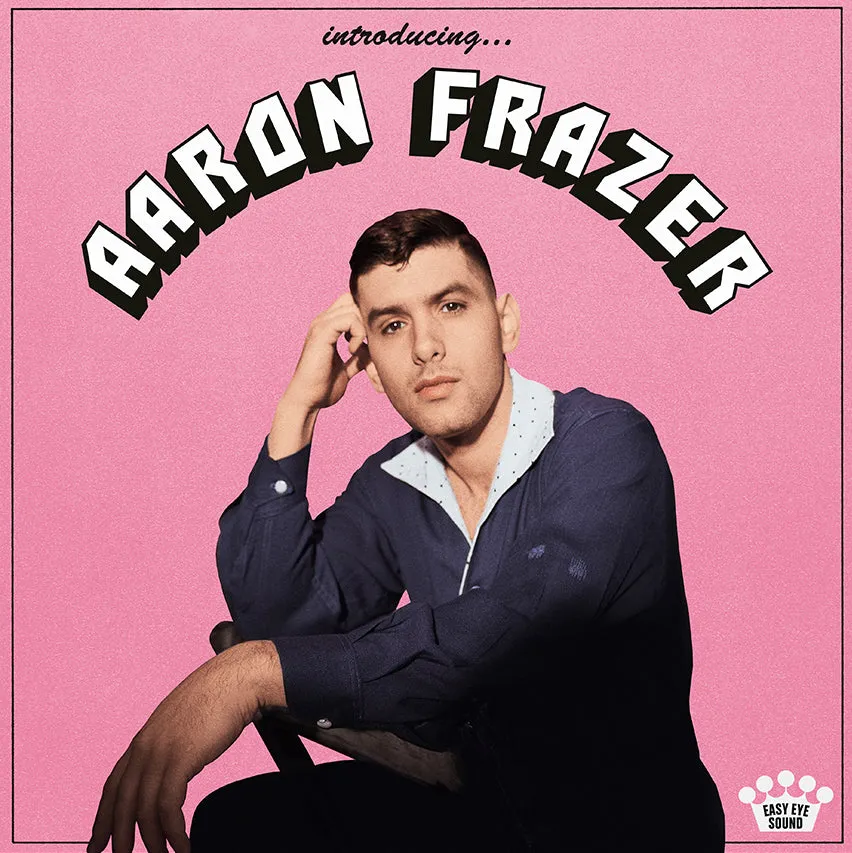 Aaron Frazer Introducing vinyle rose transparent LP