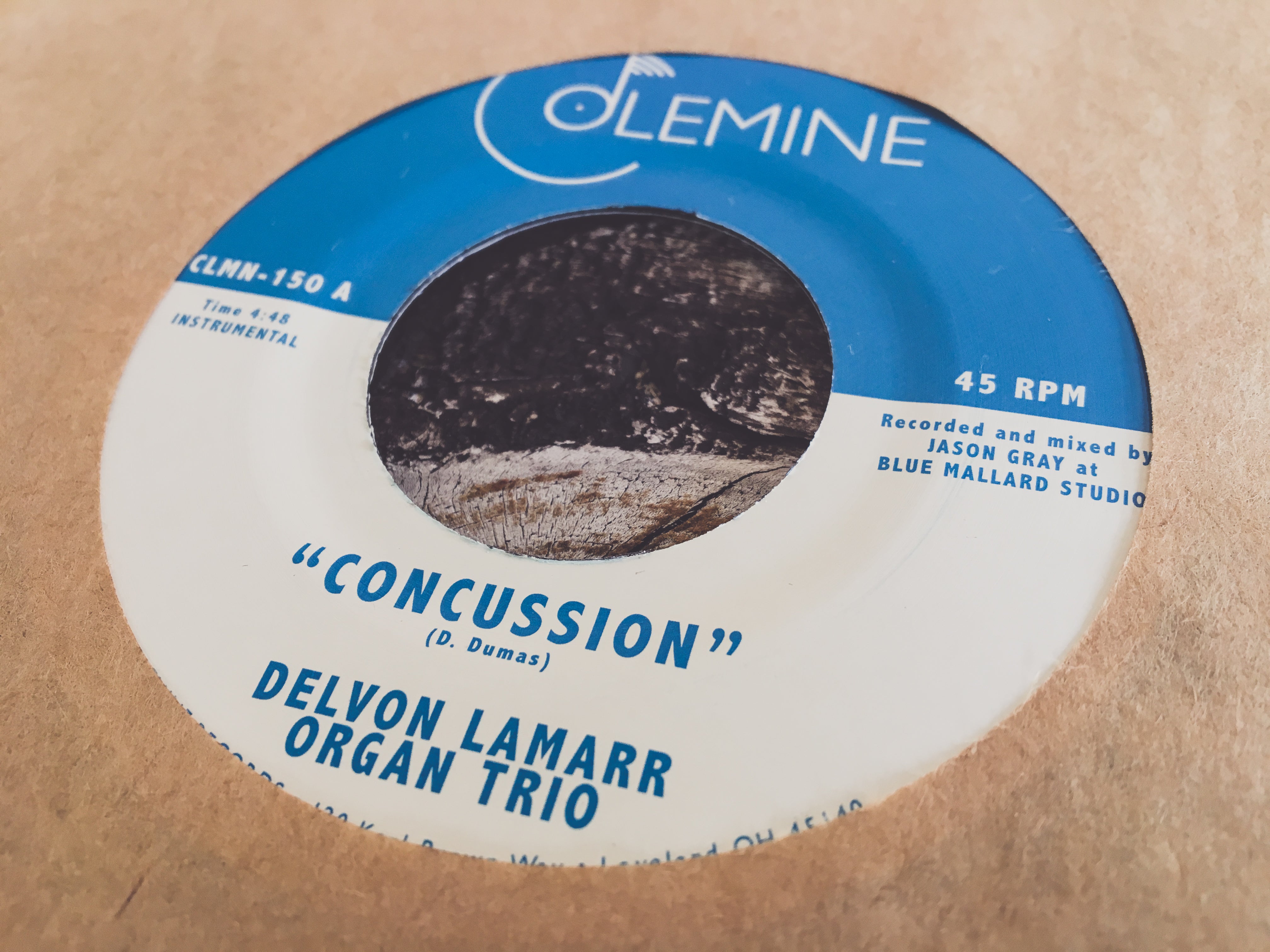 Delvon Lamarr Organ Trio Concussion 45 tours vinyle noir funk