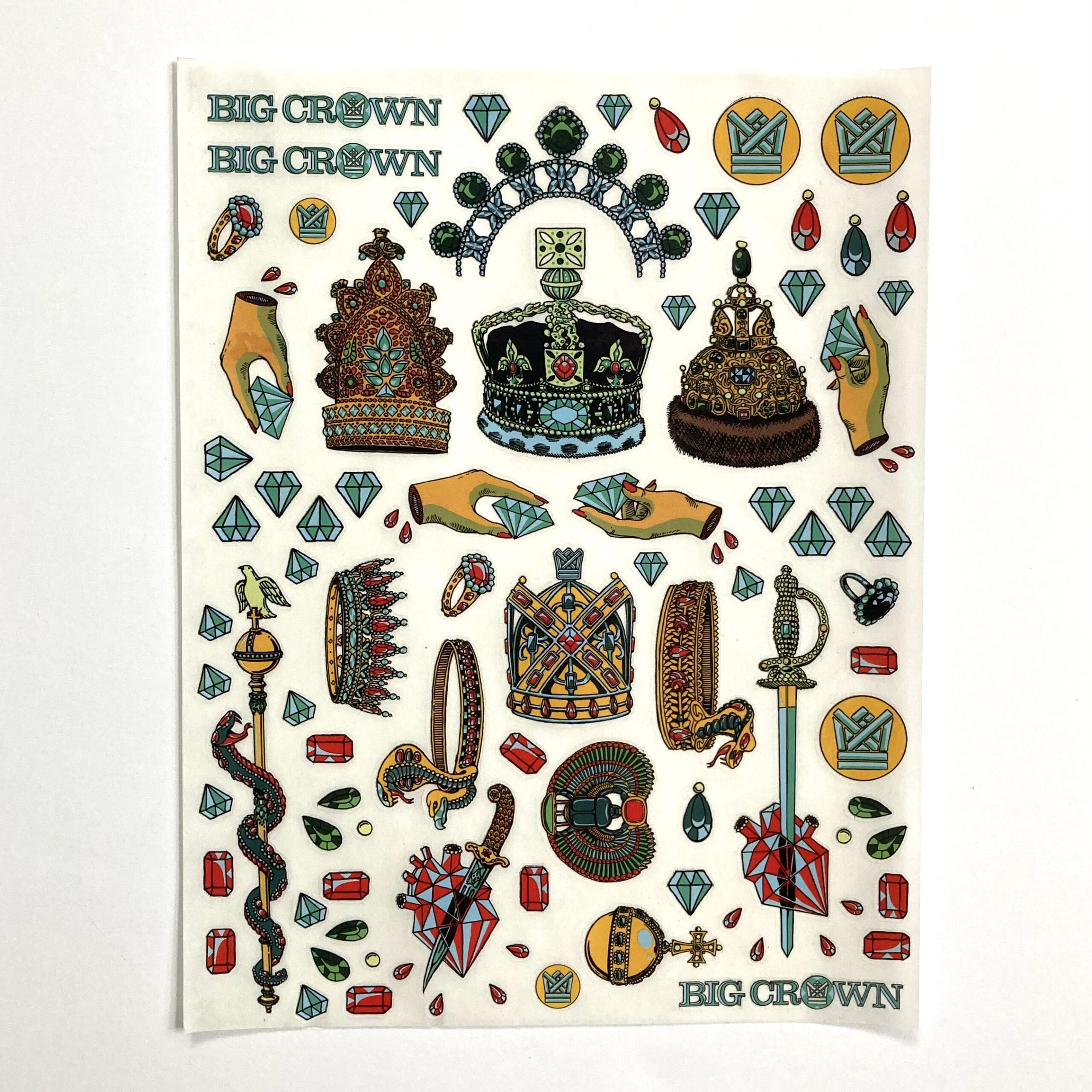 Big Crown Crown Jewels Vol. 2 vinyle couleur Golden Haze