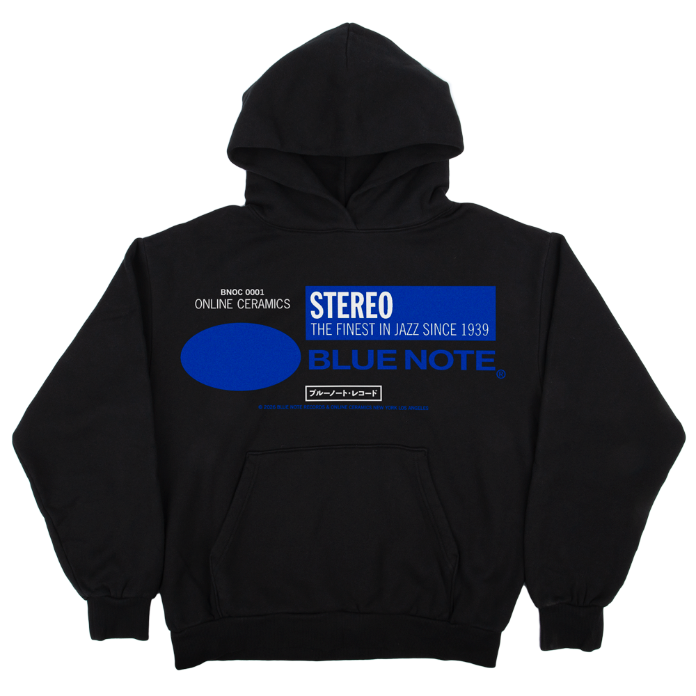 Blue Note x Online Ceramics hoodie sweat capuche coton