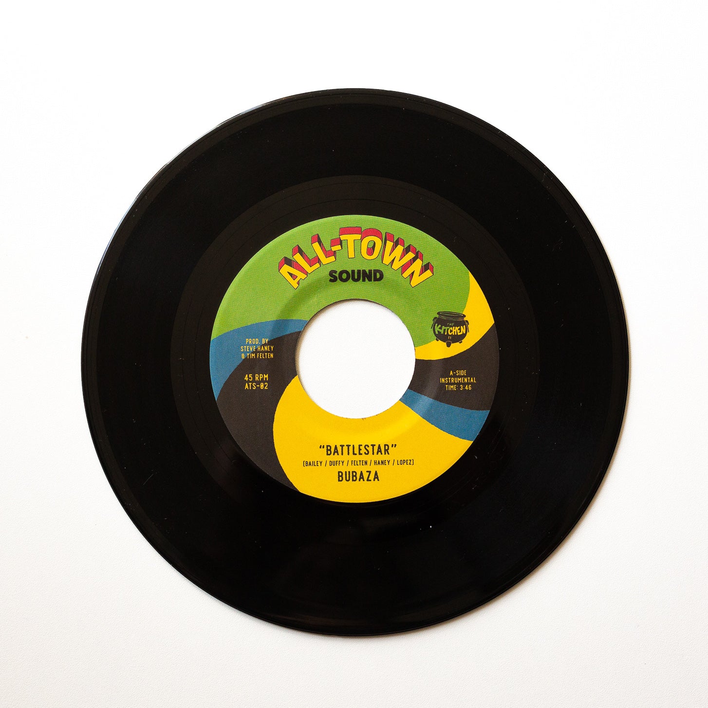 Bubaza Battlestar 7 pouces vinyle bleu afrobeat
