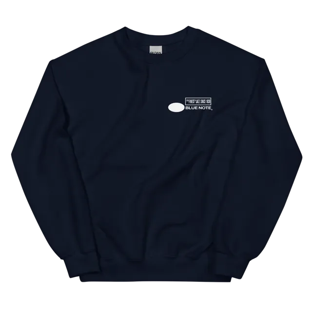 Blue Note Merch Finest Logo Sweat col rond noir coton