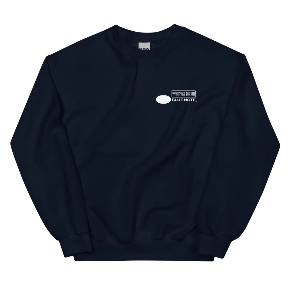 Blue Note Merch Finest Logo Sweat col rond noir coton